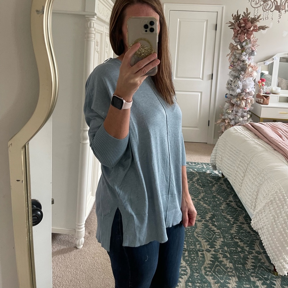 Blue sweater